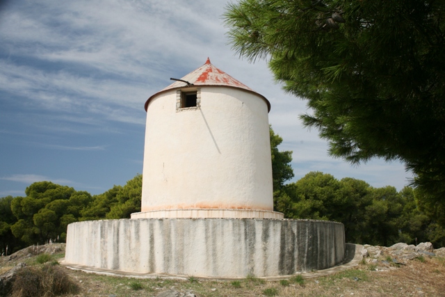 Renovated Mitsas windmill (milos) on the Bisti peninsula
